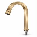 Ver imagem 2 de Torneira Laguna Dourado Escovado Baixa Aço Inox 304 Goldenx