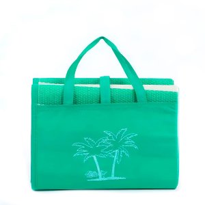 Esteira Bolsa com Alça de Praia Piscina Impermeável Cor:verde