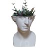 Vaso Cachepot Cabeça de Venus de Milo Branco - 4