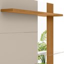 Ver imagem 3 de Painel para Tv 60 Pol com Bancada Suspensa 182cm Mogi L05 Nature Off White