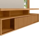 Ver imagem 2 de Painel para Tv 60 Pol com Bancada Suspensa 182cm Mogi L05 Nature Off White