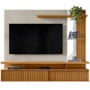 Ver imagem 1 de Painel para Tv 60 Pol com Bancada Suspensa 182cm Mogi L05 Nature Off White
