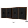 Painel Cabeceira Box Queen 1,60 Madeira Cores - Comprar Moveis em Casa: Preto - 2