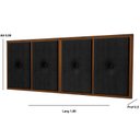 Ver imagem 2 de Painel Cabeceira Box Queen 1,60 Madeira Cores - Comprar Moveis em Casa: Preto