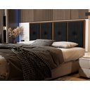 Ver imagem 1 de Painel Cabeceira Box Queen 1,60 Madeira Cores - Comprar Moveis em Casa: Preto