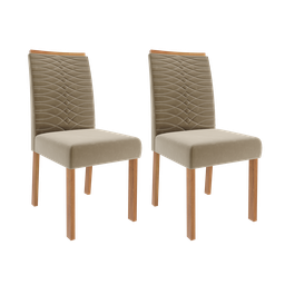 Conjunto Sala de Jantar Mesa Ágata 130x80cm Tampo Vidro/MDF com 4 Cadeiras Clarice - 4 Conjunto Sala de Jantar Mesa Ágata 130x80cm Tampo Vidro/MDF com 4 Cadeiras Clarice - 4