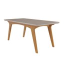 Ver imagem 2 de Conjunto Sala de Jantar Mesa Selena 180x90cm Tampo Vidro/MDF com 6 Cadeiras Paola Cimol