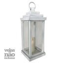 Ver imagem 5 de Luminária de Vela Rustica Design em Luxo Dourada em Ferro Libertas Rosas Lanterna Rustica Branco