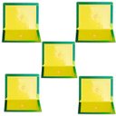 Ver imagem 1 de Ratoeira Adesiva Cola Pega Rato 20x15cm | 05 Un