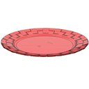 Ver imagem 3 de Kit 12 Pratos 19cm Vermelho Bandeja para Servir Mesa Posta Porções Aperitivos Crippa
