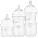 Ver imagem 2 de Kit 3 Mamadeira Easy Flow Nuvem Branca 120ml/270ml/330ml Anticolica Buba