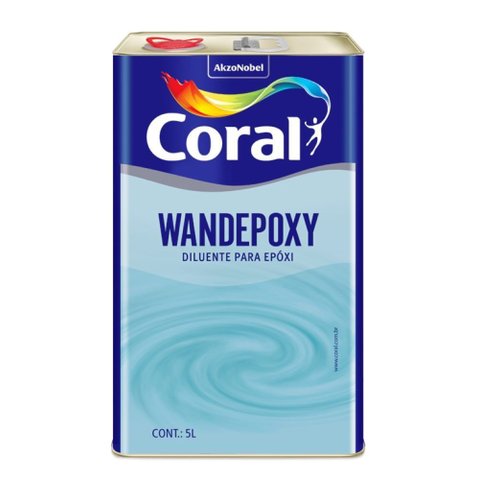 Diluente Epoxi 5l Wandepoxi 2567 Diluente Epoxi 5l Wandepoxy Coral 2567