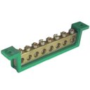 Ver imagem 1 de Barramento Terra 8 Terminais Verde Fixo 89mm - SBT8 - STECK
