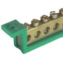 Ver imagem 2 de Barramento Terra 8 Terminais Verde Fixo 89mm - SBT8 - STECK