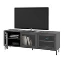 Ver imagem 3 de Rack para Tv até 55 Polegadas Refresh 3 Portas 2 Prateleiras com Vidro Preto - Brv