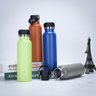 Garrafa Térmica Inox com Tampa e Alça para Esporte 500ml:verde Claro - 4