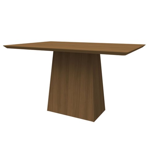Mesa Bárbara 135x90 - Tampo sem Vidro - Imbuia