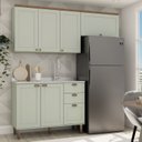 Ver imagem 1 de Cozinha Compacta sem Tampo 6 Portas 3 Gavetas Iluminata 