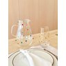 Jarra Àgua Suco Vidro  2 Litros  Decorada Com Mini Gemas Coloridas - 4