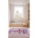 Ver imagem 3 de Tapete Quarto Infantil 1,00x1,50 Antider Domani Amarelinha