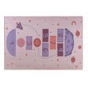 Ver imagem 2 de Tapete Quarto Infantil 1,00x1,50 Antider Domani Amarelinha