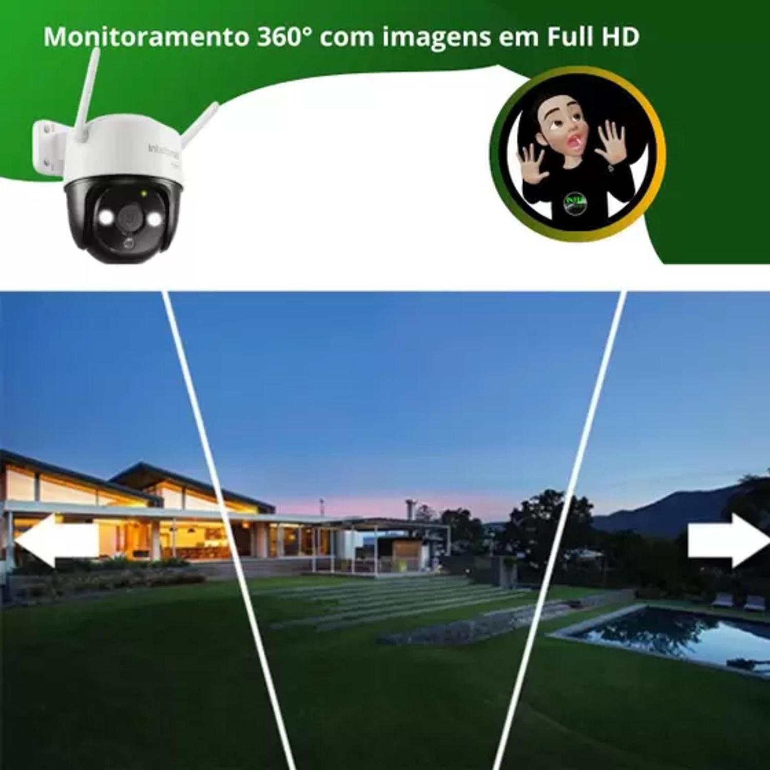 Camera Wifi Im7 Full Color 360 Graus Intelbras - 2