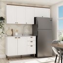 Ver imagem 1 de Cozinha Completa Aéreo 3 Portas Balcão 2 Portas 3 Gavetas com Divisor de Talheres sem Tampo 230x200c