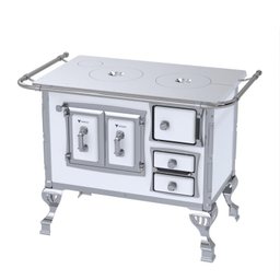 Fogao a Lenha N 1 Sec Chapa de Aluminio Branco Sem Tampa Se - 4