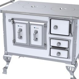 Fogao a Lenha N 1 Sec Chapa de Aluminio Branco Sem Tampa Se - 6