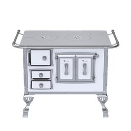 Fogao a Lenha N 1 Sec Chapa de Aluminio Branco Sem Tampa Se - 2