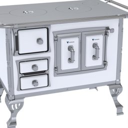 Fogao a Lenha N 1 Sec Chapa de Aluminio Branco Sem Tampa Se - 3