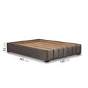 Ver imagem 2 de Cama com Cabeceira Casal Estofada Uvaia CabeCasa MadeiraOriginals