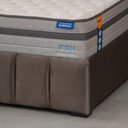 Ver mais imagens de Cama com Cabeceira Casal Estofada Uvaia CabeCasa MadeiraOriginals