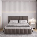 Ver imagem 1 de Cama com Cabeceira Casal Estofada Uvaia CabeCasa MadeiraOriginals
