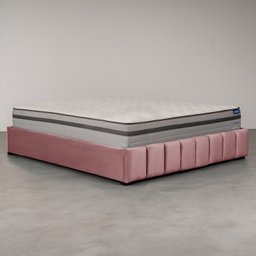 Cama com Cabeceira Queen Estofada Uvaia CabeCasa MadeiraOriginals - 6