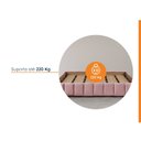 Ver imagem 4 de Cama com Cabeceira Queen Estofada Uvaia CabeCasa MadeiraOriginals