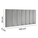 Ver imagem 3 de Cama com Cabeceira Queen Estofada Uvaia CabeCasa MadeiraOriginals