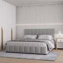 Ver imagem 1 de Cama com Cabeceira Queen Estofada Uvaia CabeCasa MadeiraOriginals