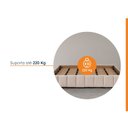 Ver imagem 4 de Cama com Cabeceira Queen Estofada Uvaia CabeCasa MadeiraOriginals