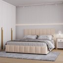 Ver imagem 1 de Cama com Cabeceira Queen Estofada Uvaia CabeCasa MadeiraOriginals