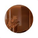 Ver imagem 2 de Espelho Decorativo Redondo para Escritório Sala Quarto Banheiro com Led Quente 60cm