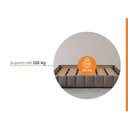 Ver imagem 4 de Cama com Cabeceira Queen Estofada Uvaia CabeCasa MadeiraOriginals