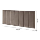 Ver imagem 3 de Cama com Cabeceira Queen Estofada Uvaia CabeCasa MadeiraOriginals