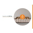 Ver imagem 4 de Cama com Cabeceira Casal Estofada Uvaia CabeCasa MadeiraOriginals