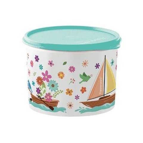 Tupper Caixa 1,7 Litros Mar de Flores Tupperware