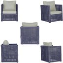Ver imagem 5 de Mesa e 1 Poltrona Madri Corda Náutica Estofado 3 Trama Azul
