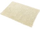 Ver imagem 2 de Tapete Banheiro Bolinha Antiderrapante 58cm X 38cm Marfim