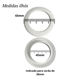 Cortina Pvc Blackout Corta Luz 280X180 Coleção Nova Admirare Cor: Bege - 6