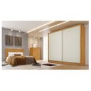 Ver imagem 1 de Guarda Roupa 2p Correr Monterey 100% Mdf Peroba Off White
