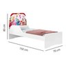 Mini Cama Infantil Personagens Adesivada Princesas - 3